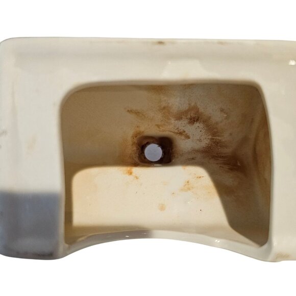 Village Pub Irish Scottish Ceramic Turf Peat Incense Burner Building ONLY Damage - Picture 7 of 9